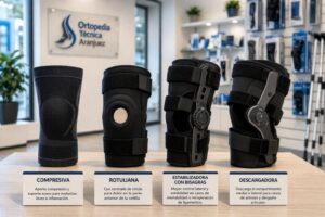 Tipos de rodilleras según el problema de rodilla